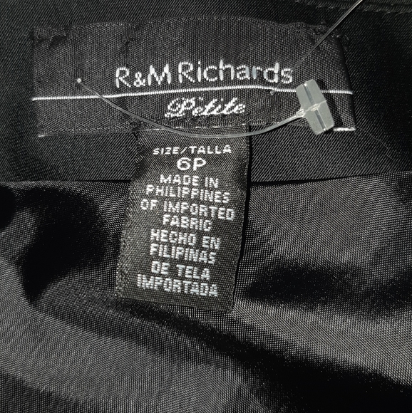 ๐HP๐ R&M RICHARDS black skirt faux onix border - Picture 3 of 4